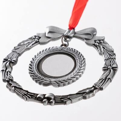 Round Wreath Silver