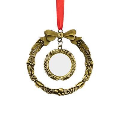 Round Wreath Gold