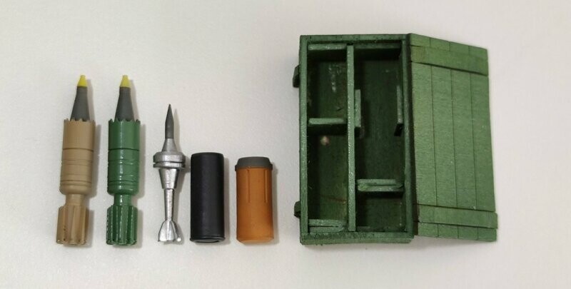 Rusische moderne Munition 3BK29, 3BM42, OF26