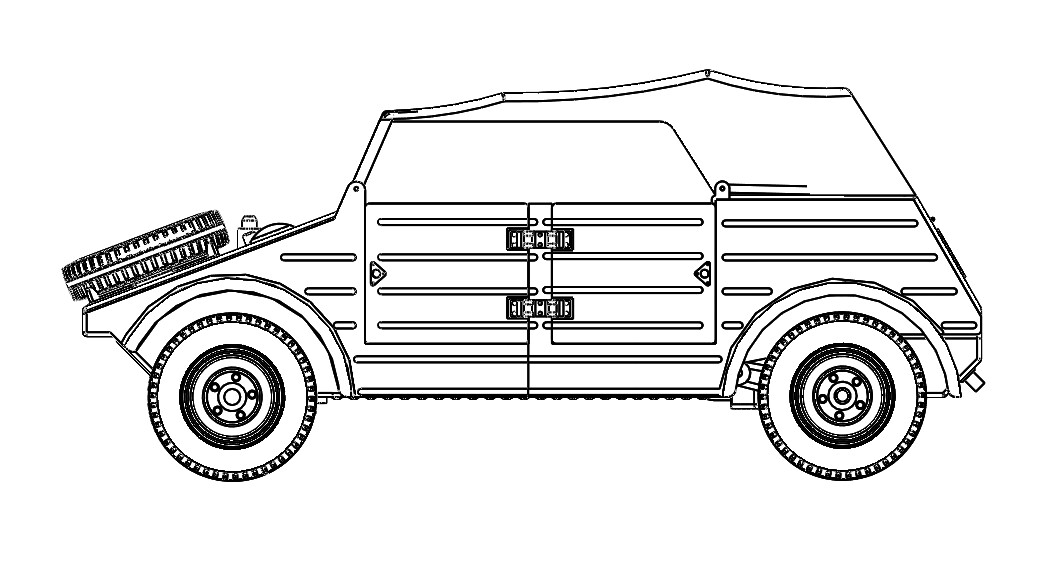 COMMING SOON! "Kübelwagen" VW Typ 82 im Maßstab 1:16