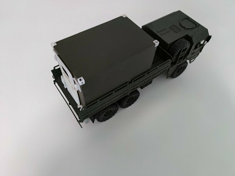 Funk-Container Bundeswehr, NL, US Truppen 1990 Maßstab 1:16, Nato Kabine FM1 Zeppelin