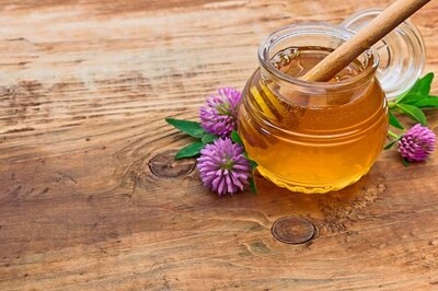 عسل ابيض قطفة برسيم 1 ك زجاج - اول السواح