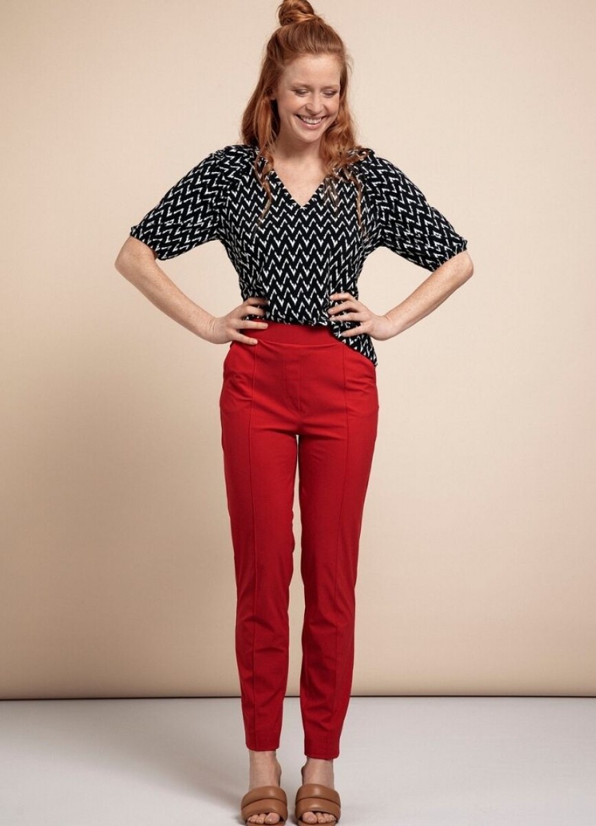 KATE TROUSERS RED | STUDIO ANNELOES