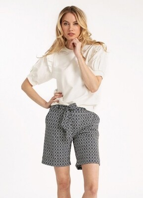 ELINE BERMUDA DARK BLUE OFFWHITE | STUDIO ANNELOES ELINE BERMUDA DARK BLUE OFFWHITE | STUDIO ANNELOES