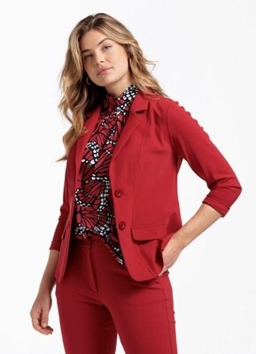 BRIGHT BONDED BLAZER RED | STUDIO ANNELOES BRIGHT BONDED BLAZER RED | STUDIO ANNELOES