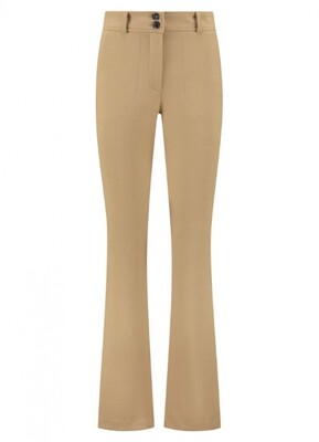 FLAIR TWILL TROUSERS CAMEL | HELENA HART