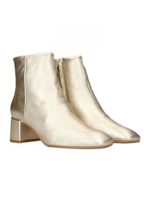 HARLOW 1H PLATINA GOLD LEATHER ANKLE BOOT | TANGO SHOES