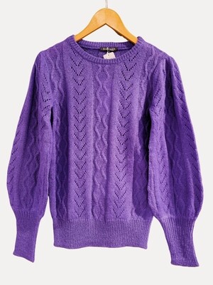 MARIE KNIT PULLOVER MAUVE | ROOTZ69 PRIVATE LABEL