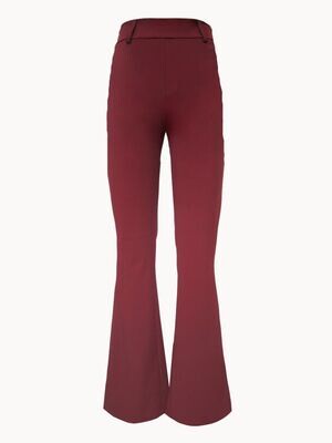 SERENA FLARED TROUSERS MERLOT | AIME BALANCE