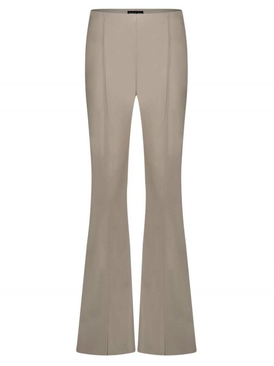 SAGE VEGAN LEATHER PANTS SAND | BR&DY