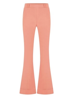 FLAIR BONDED TROUSERS DUSTY PINK | STUDIO ANNELOES