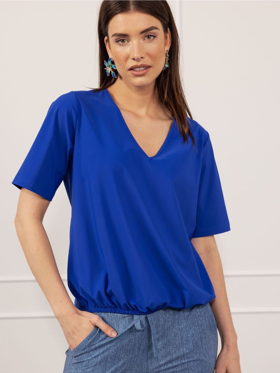VICKY TOP AZURE | STUDIO ANNELOES, Size: XS