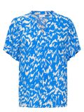 AGNES TOP Surf Blue Nature Strokes | SAINT TROPEZ