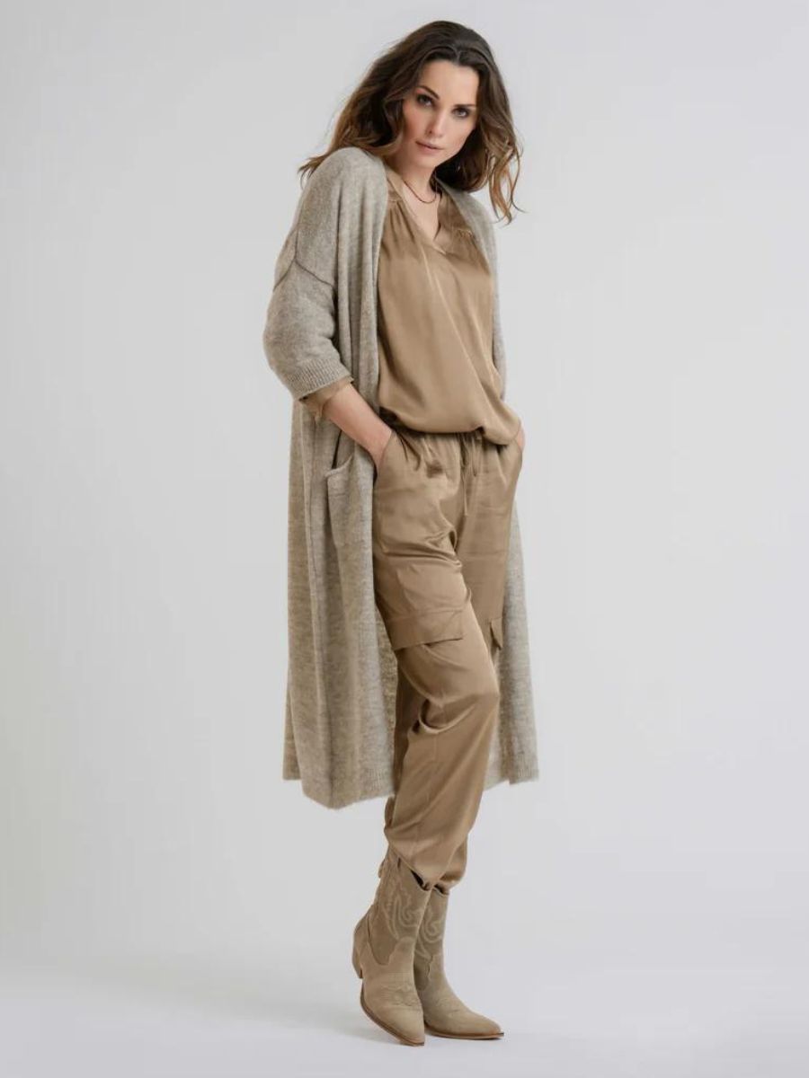 110224 JULY CARDIGAN BEIGE | JUUL & BELLE