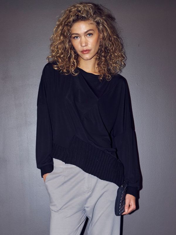 VANIKA KNIT PULLOVER BLACK | NU DENMARK