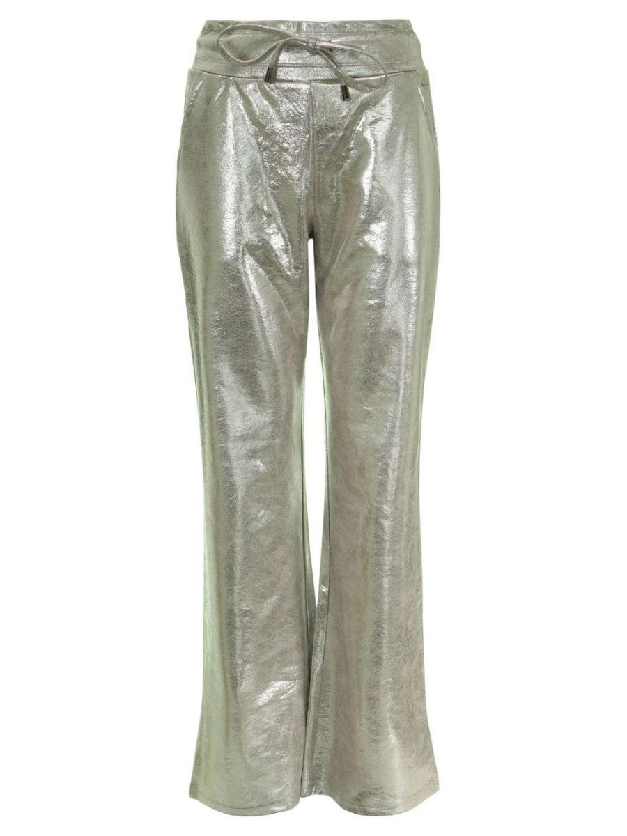 202514 TROUSERS SILVER | MI PIACE