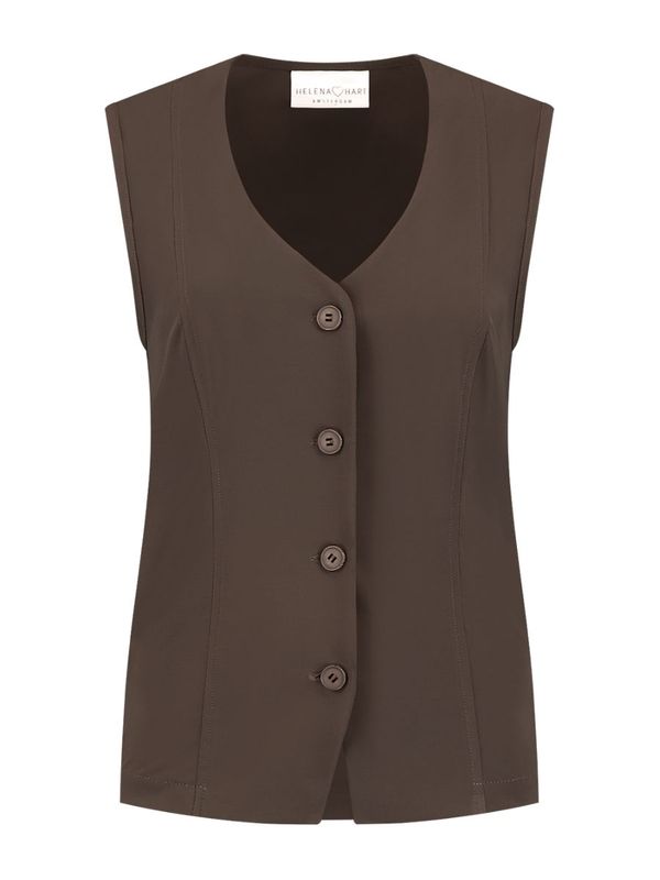 7541 GILET TRANSFER CHOCO | HELENA HART