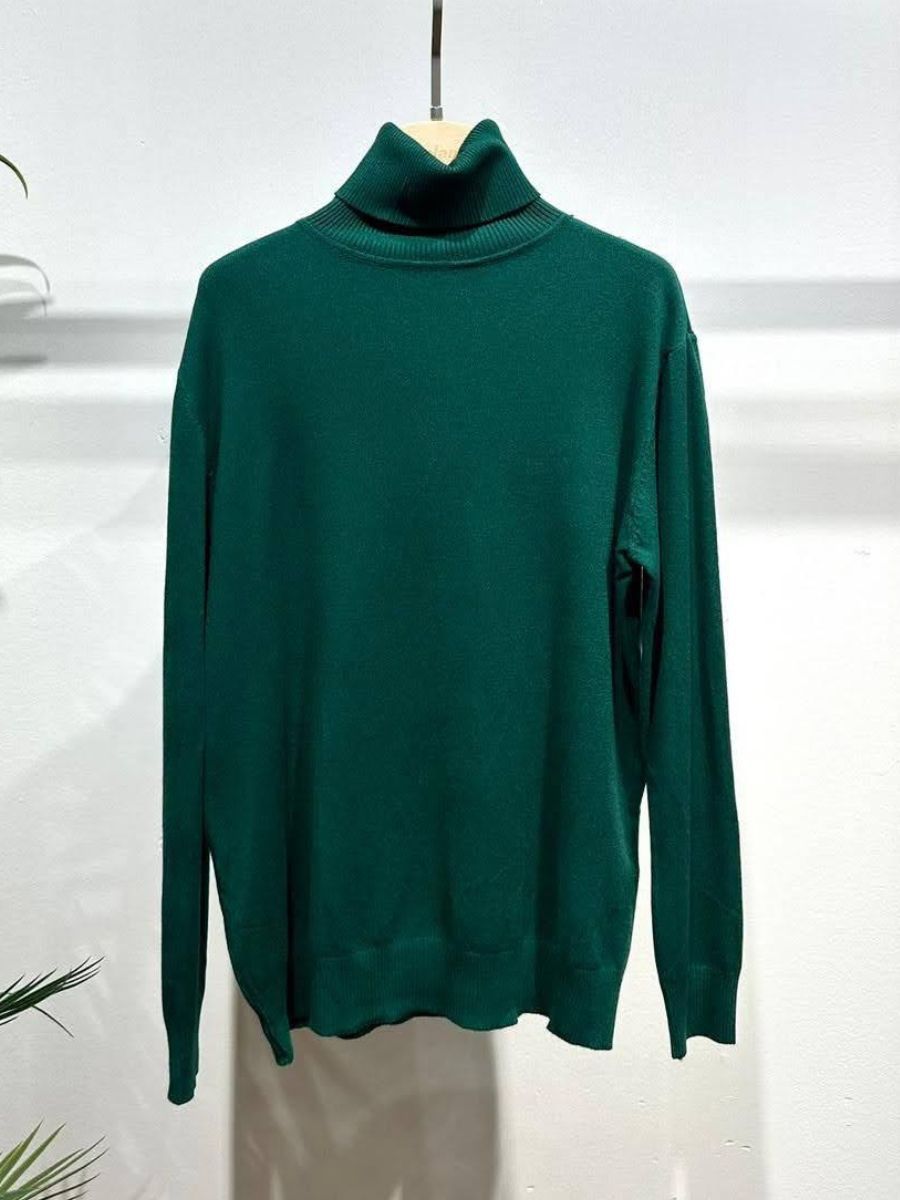 6002 SOFT KNIT COL PULLOVER GREEN | INSPIRED BY ROOTZ69 6002 SOFT KNIT COL PULLOVER GREEN | INSPIRED BY ROOTZ69