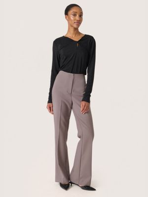 30405801 CORINNE PANTS Dark Gull Gray | SOAKED IN LUXURY