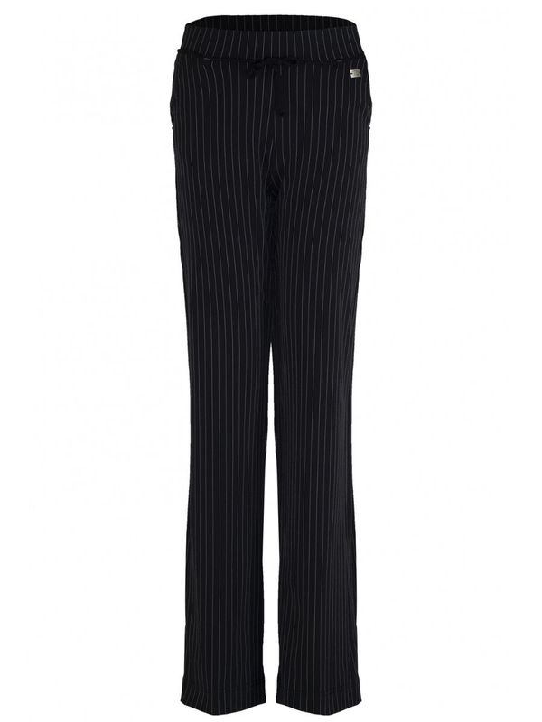 00TQ048BPS ROMEE PINSTRIPE PANT BLACK | TQ AMSTERDAM