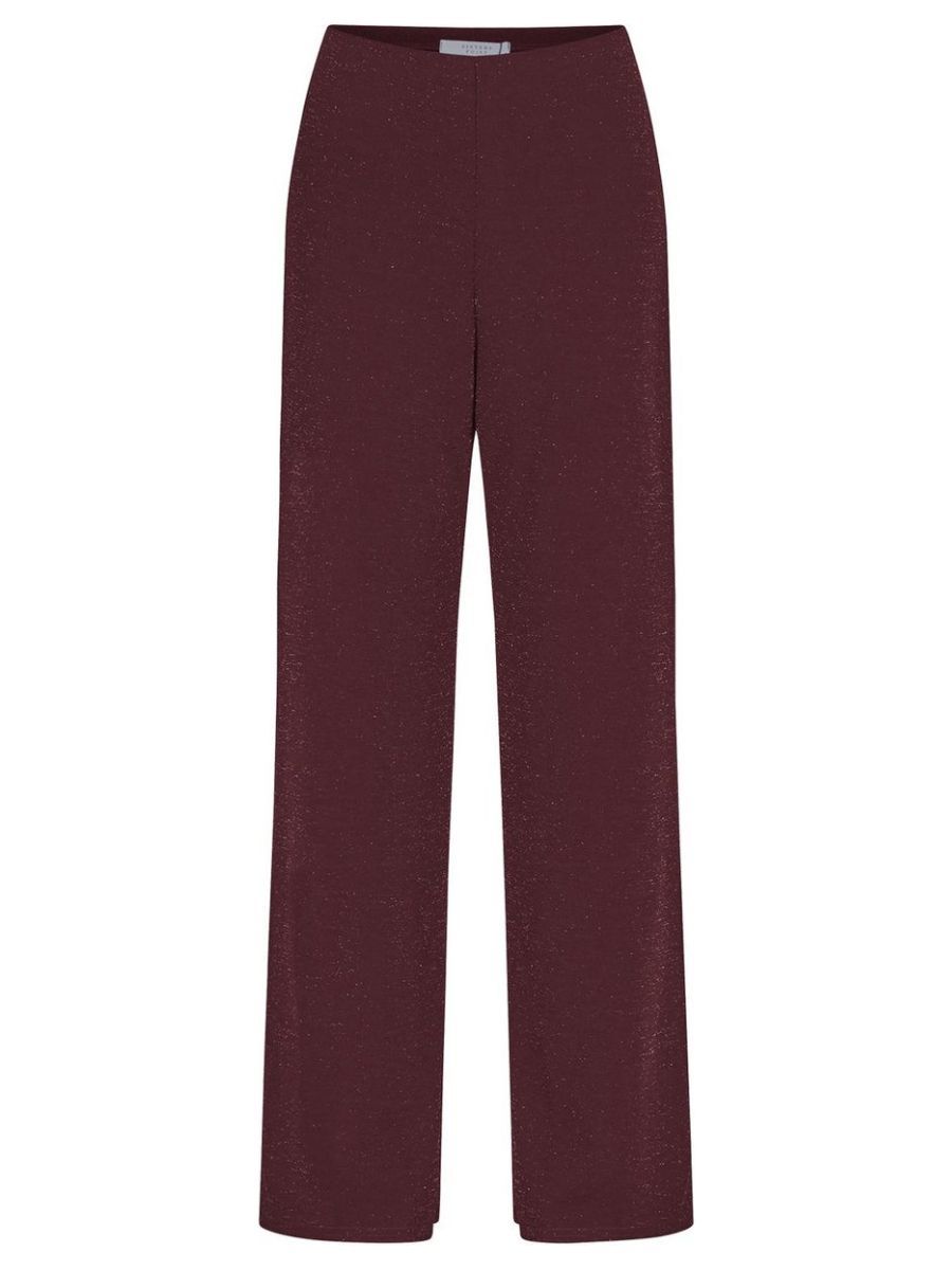 11005 GLUT PANT BORDEAUX/SILVER | SISTERS POINT