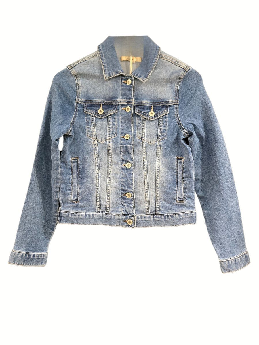 M-0977 NOA JEANS JACKET MED BLUE | IL DOLCE