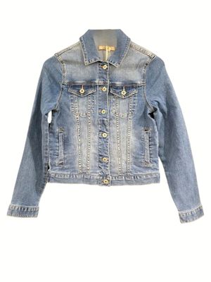M-0977 NOA JEANS JACKET MED BLUE | IL DOLCE