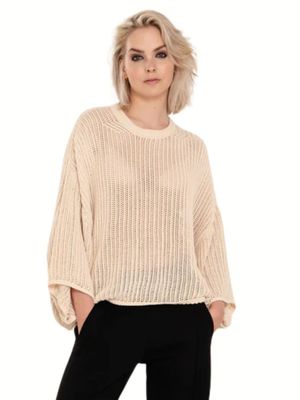 080025 PULL ROSE BEIGE | JUUL & BELLE 080025 PULL ROSE BEIGE | JUUL & BELLE