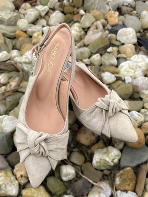 DUA SLINGBACK PUMP BEIGE | BABUOCHE LIFESTYLE