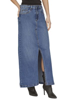 17031 OLIA SKIRT MID BLUE WASH | SISTERS POINT 17031 OLIA SKIRT MID BLUE WASH | SISTERS POINT
