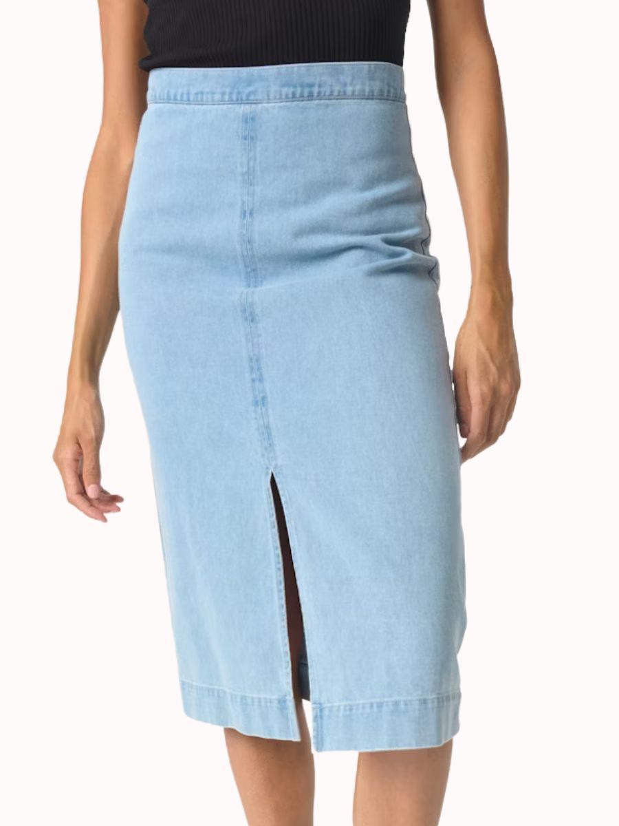 Annabeth skirt Light Blue Denim | Soaked in Luxury