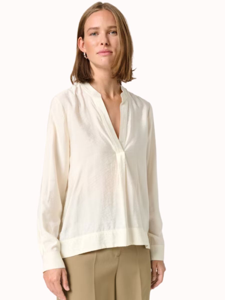 Leodora blouse Whisper White | Soaked in Luxury Leodora blouse Whisper White | Soaked in Luxury