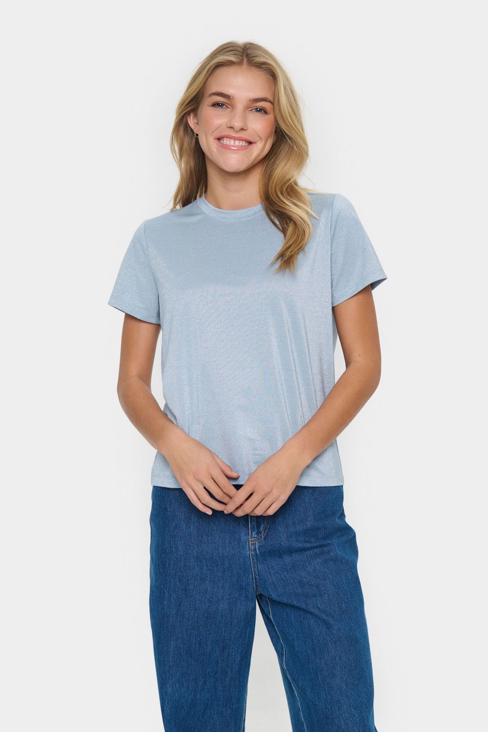 Haga t-shirt Airy Blue | Saint Tropez Haga t-shirt Airy Blue | Saint Tropez