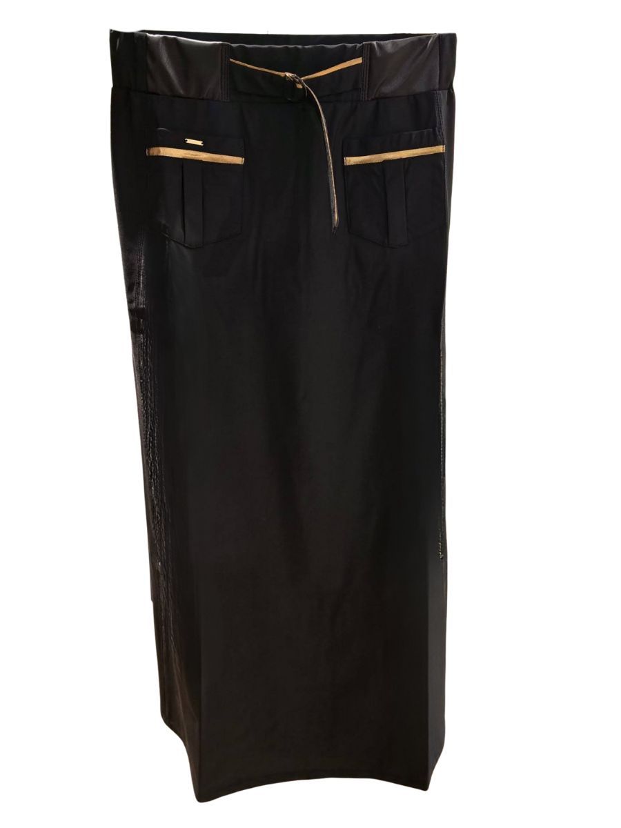 Long skirt black | Zip73