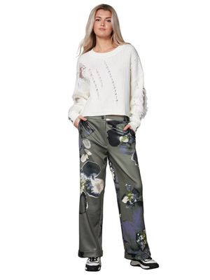 YOKO TROUSERS OLIVE MIX | NU DENMARK YOKO TROUSERS OLIVE MIX | NU DENMARK