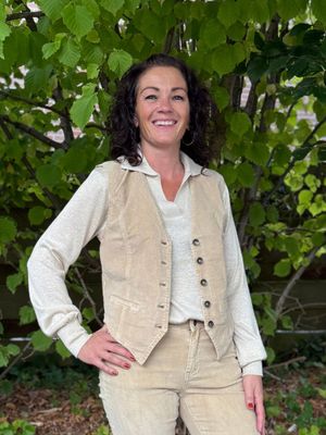 Gilet Livia rib sand | Il Dolce Gilet Livia rib sand | Il Dolce