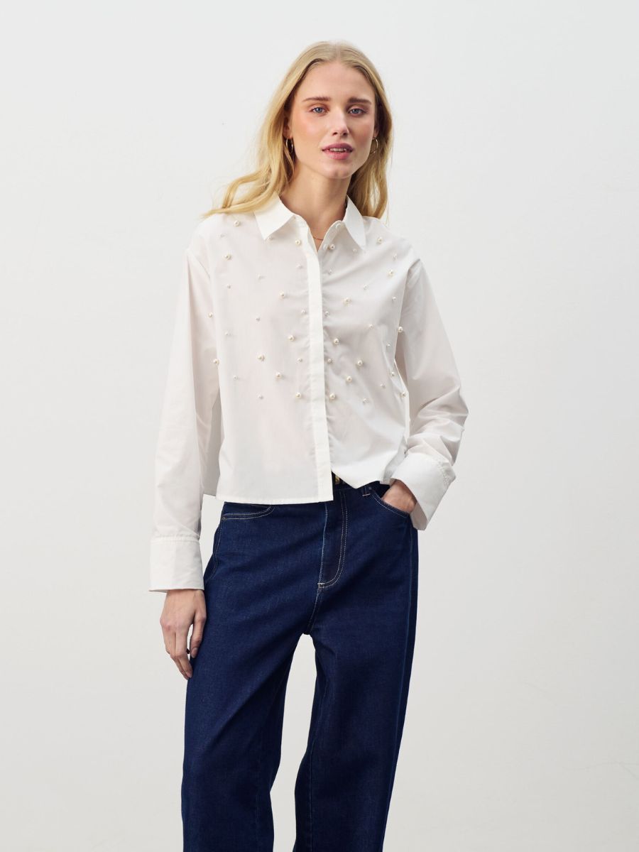 Lupina blouse Bright White | Saint Tropez Lupina blouse Bright White | Saint Tropez