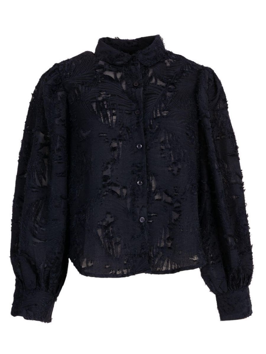 Blouse met structuur blauw | Inspired by Rootz69 Blouse met structuur blauw | Inspired by Rootz69