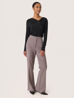 30405801 CORINNE PANTS Dark Gull Gray | SOAKED IN LUXURY 30405801 CORINNE PANTS Dark Gull Gray | SOAKED IN LUXURY