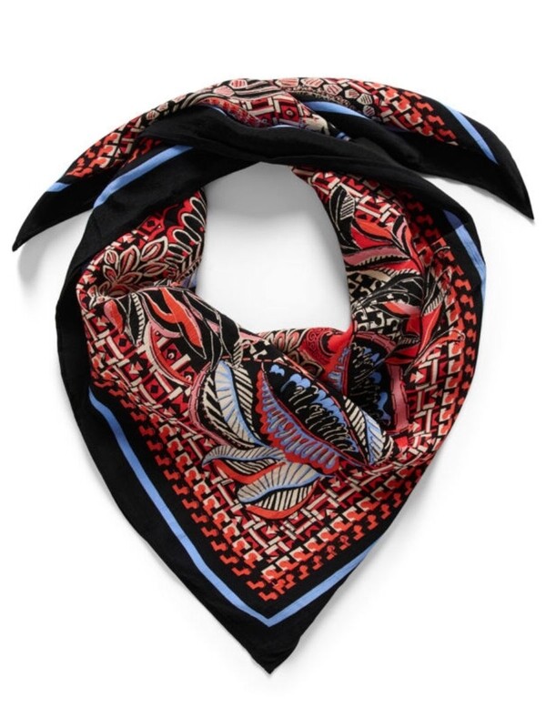 30513045 CORALEE SJAAL BLACK PAISLEY FLOWER | SIANT TROPEZ