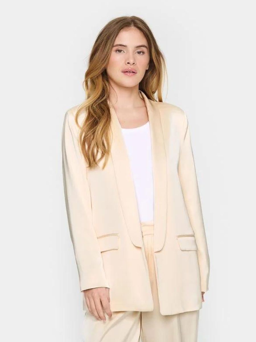 ERRI BLAZER Pearled Ivory | SAINT TROPEZ