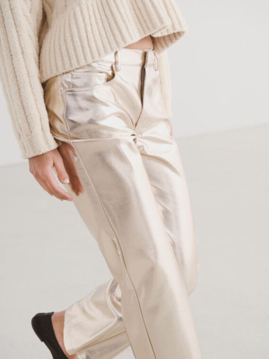 30407942 DANILA PANTS Gold | SOAKED IN LUXURY 30407942 DANILA PANTS Gold | SOAKED IN LUXURY