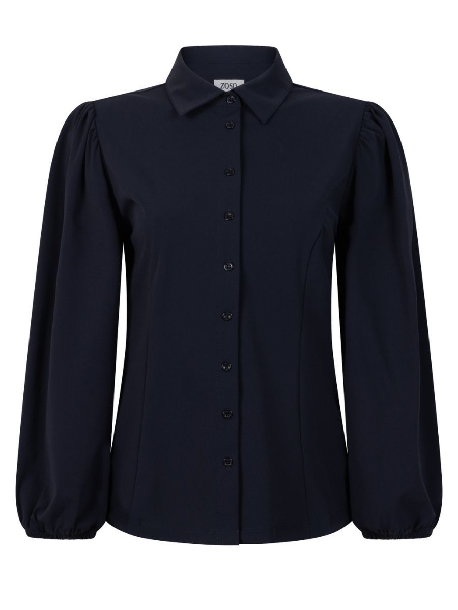 KARIN TRAVEL BLOUSE NAVY | ZOSO