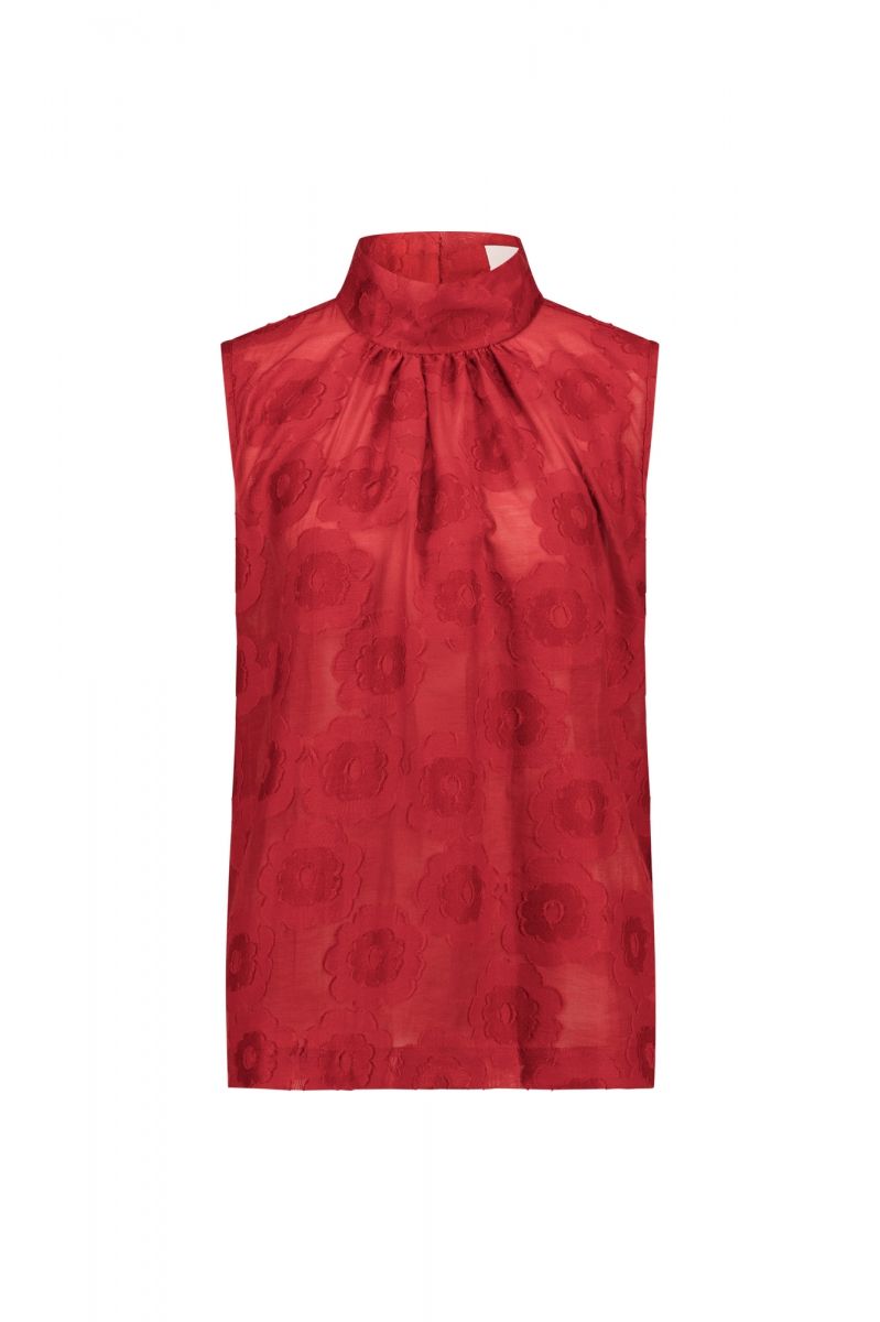ANIC FLOWER JACQUARD TOP | STUDIO ANNELOES ANIC FLOWER JACQUARD TOP | STUDIO ANNELOES