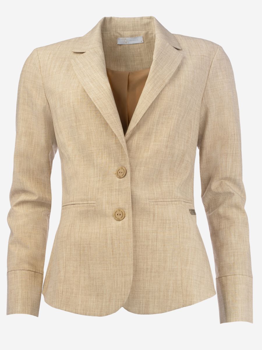 00TQ157CN BLAZER Melange Beige | TQ