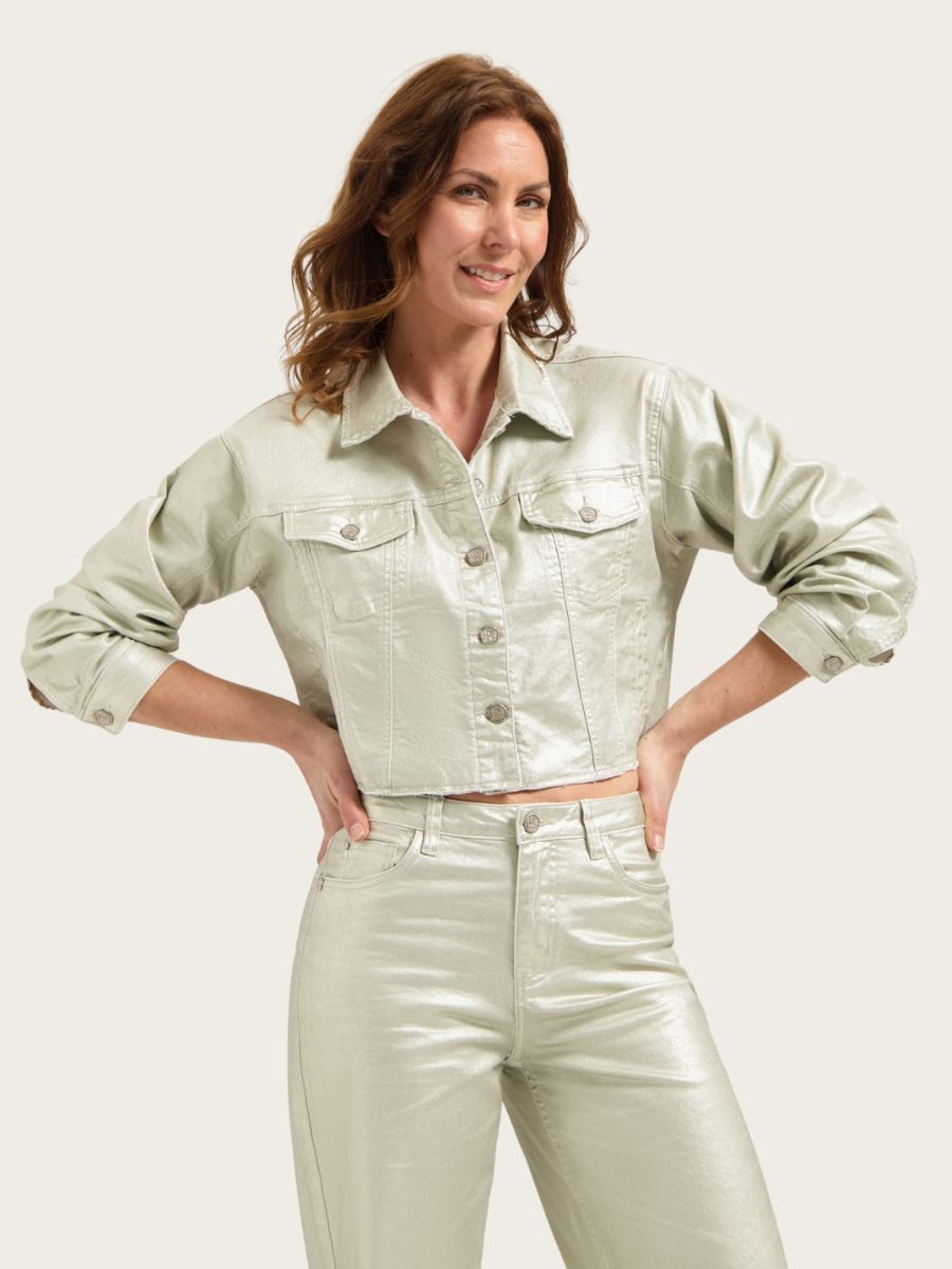 GOLDIE JACKET SILVER/GOLD | Florez