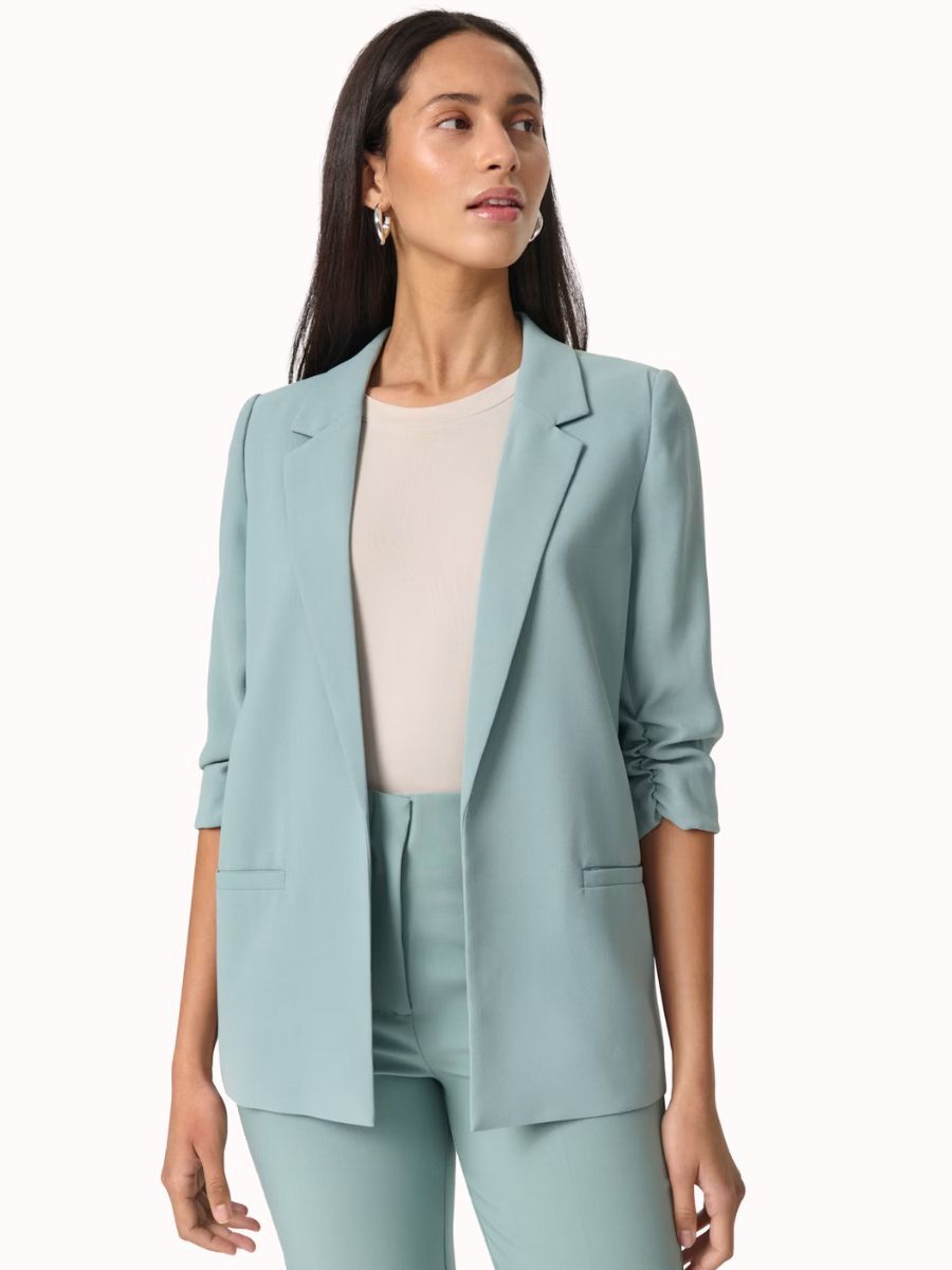 Shirley blazer Silver Blue | Soaked in Luxury Shirley blazer Silver Blue | Soaked in Luxury