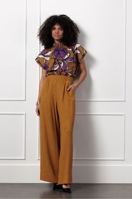 12892 Grace linnen look honey| Studio Anneloes 12892 Grace linnen look honey| Studio Anneloes