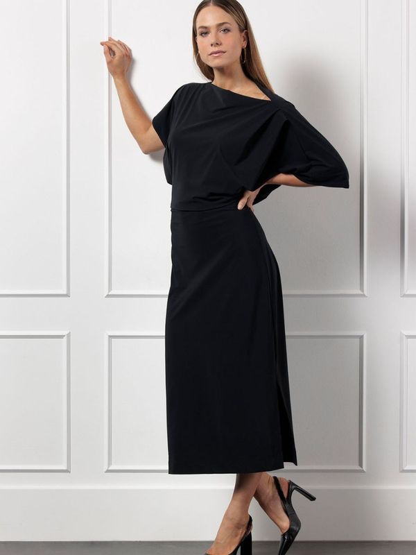 12861 Ineke dress black | Studio Anneloes