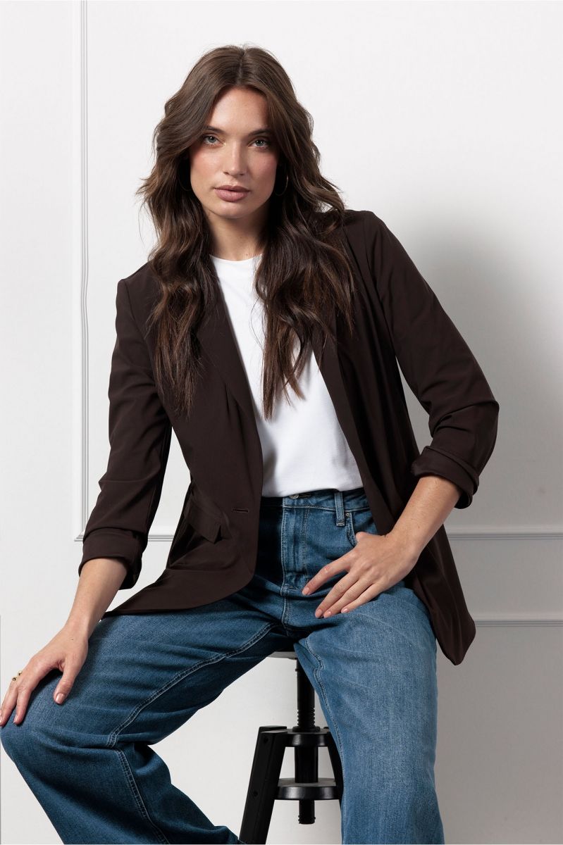 Fran blazer espresso | studio Anneloes Fran blazer espresso | studio Anneloes